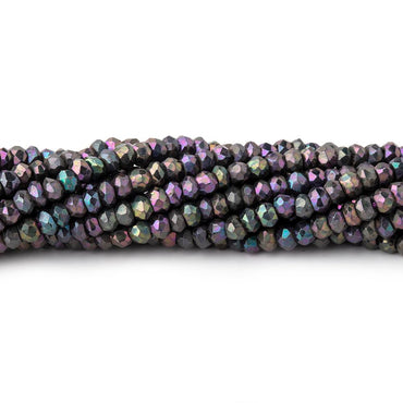 3mm Violet Mystic Spinel Faceted Rondelle Beads 13 inches 150 pieces (ONLINE ORDER ONLY)