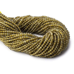 3mm Yellow Labradorite Micro Faceted Round Beads 13 inch 112 pieces (ONLINE ORDER ONLY)