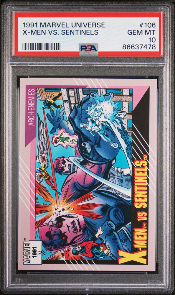 1991 MARVEL UNIVERSE X-MEN VS. SENTINELS  #106 - PSA 10 (Online Order Only)