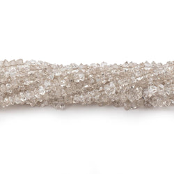 3x2-4x3mm Double Terminated Champagne Quartz 16 inch 150 beads (ONLINE ORDER ONLY)