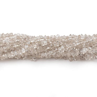 3x2-4x3mm Double Terminated Champagne Quartz 16 inch 150 beads (ONLINE ORDER ONLY)
