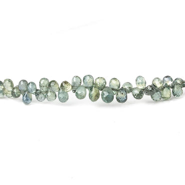 3x2-4x3mm Green Sapphire Micro Tear Drop Briolette 15 inch 160 pieces (ONLINE ORDER ONLY)