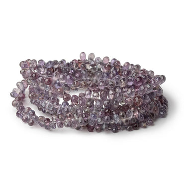 3x2-5.5x3mm Plum Sapphire Faceted Tear Drop Beads 17 inch 300 pieces AA (ONLINE ORDER ONLY)