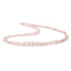 3x2-5x3mm Multi Pink Sapphire Faceted Tear Drop Beads 16 inch 300 pieces AA (ONLINE ORDER ONLY)