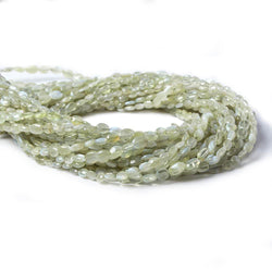 3x2-5x4mm Cat's Eye Chrysoberyl Beads Plain Oval 15.5 inches 87 pieces (ONLINE ORDER ONLY)