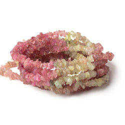 3x2-7x4mm Multi Color Sapphire Raw Crystal Beads 16 inch 172 pieces (ONLINE ORDER ONLY)