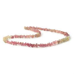 3x2-7x4mm Multi Color Sapphire Raw Crystal Beads 16 inch 172 pieces (ONLINE ORDER ONLY)