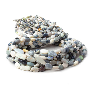 3x3-12x7mm Australian Opal Plain Nugget beads 18 inches 62 pieces A (ONLINE ORDER ONLY)