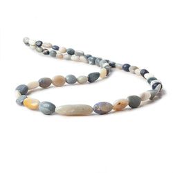 3x3-12x7mm Australian Opal Plain Nugget beads 18 inches 62 pieces A (ONLINE ORDER ONLY)