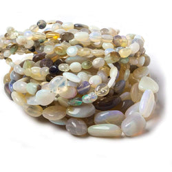 3x3-14x7mm Australian Opal plain nugget beads 18 inch 60 pieces (ONLINE ORDER ONLY)