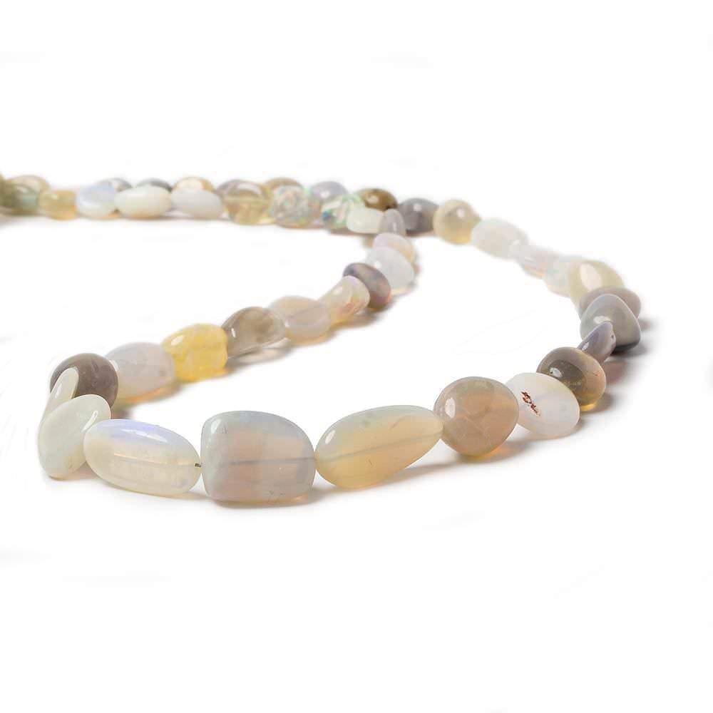 3x3-14x7mm Australian Opal plain nugget beads 18 inch 60 pieces (ONLINE ORDER ONLY)