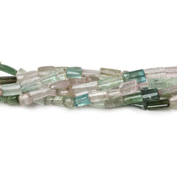 3x3-7x3mm Afghani Tourmaline plain tube beads 16 inch 65 pieces A Grade (ONLINE ORDER ONLY)
