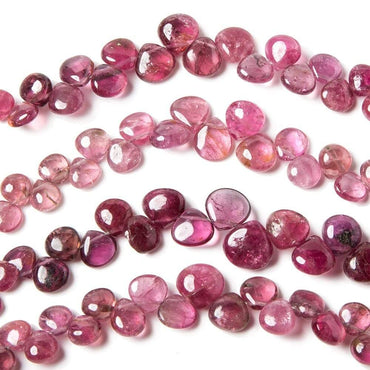 3x3-8x8mm Pink Tourmaline plain heart beads 65 pcs (ONLINE ORDER ONLY)