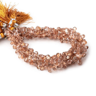 3x4-4x6mm Andalusite Faceted Pear Beads 8 inch 70 pieces (ONLINE ORDER ONLY)