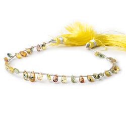 3x5mm Songea Fancy Sapphire Pear Briolette 8 inch 32 pieces (ONLINE ORDER ONLY)