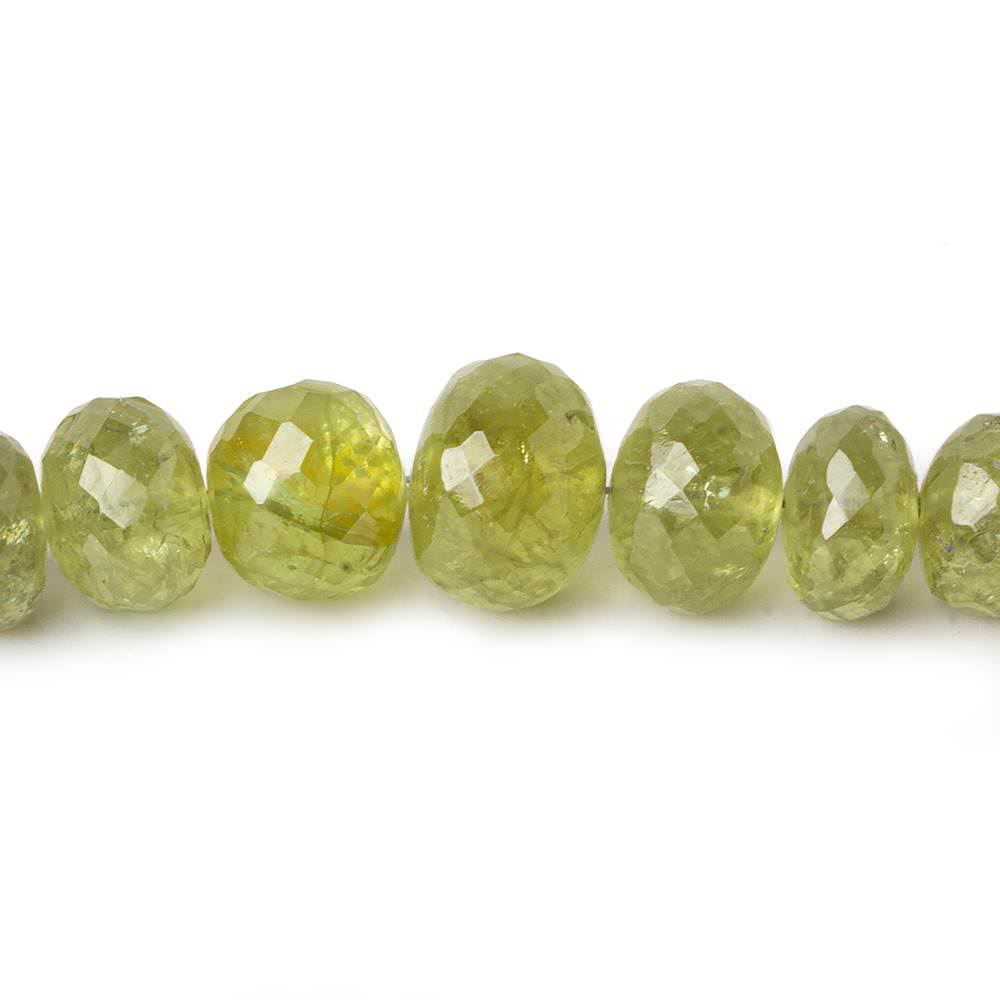 5.5-10.5mm Grossular Garnet faceted rondelles 18 inch 119 pieces AA (ONLINE ORDER ONLY)
