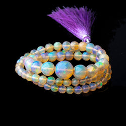 4-10mm Ethiopian Opal Faceted Round Beads 16.5 inch 88 pieces AAA (ONLINE ORDER ONLY)