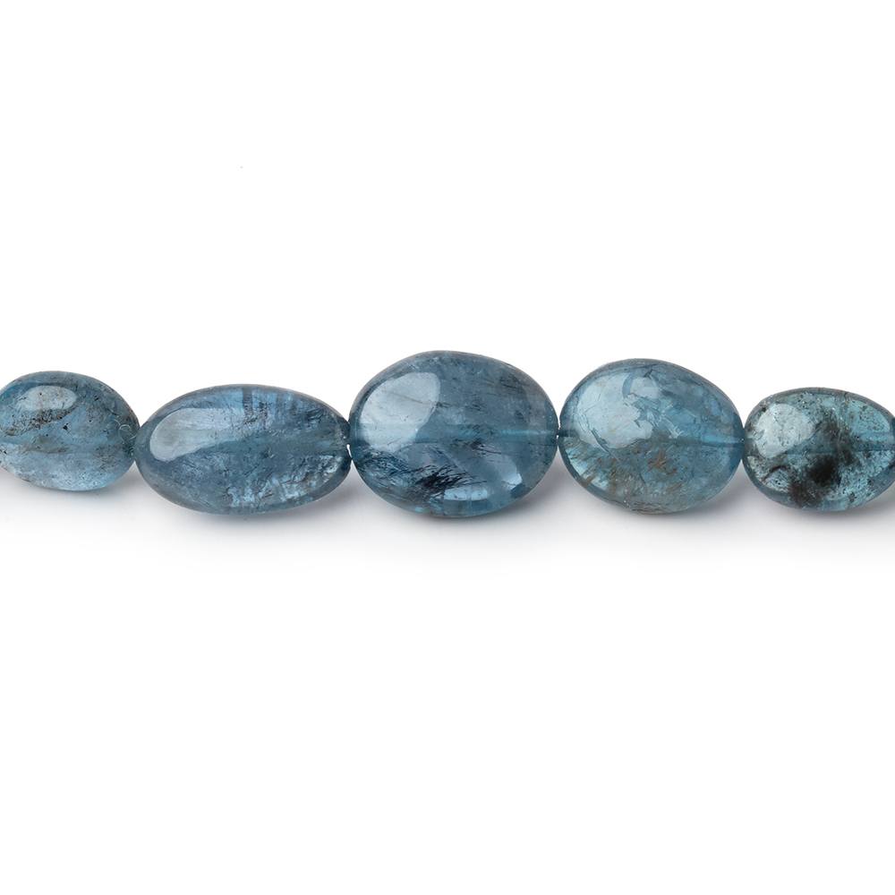 4-10mm Moss Aquamarine Plain Oval Beads 17.5 inch 64 pieces (ONLINE ORDER ONLY)