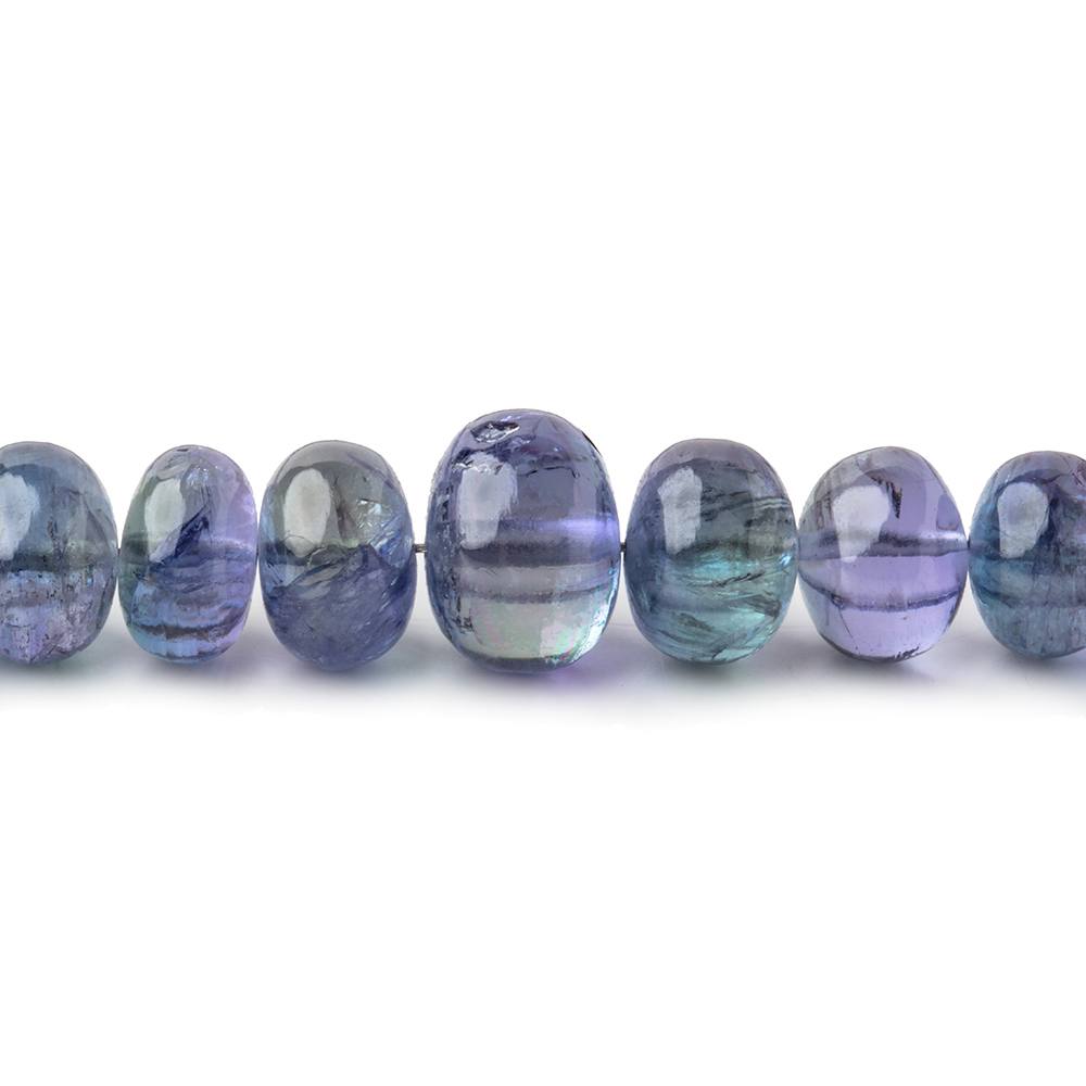 4-10mm Tanzanite Plain Rondelle Beads 21 inch 134 pieces AAA (ONLINE ORDER ONLY)