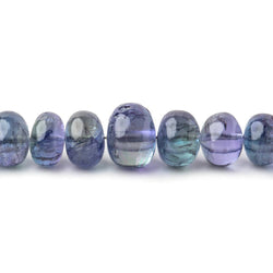 4-10mm Tanzanite Plain Rondelle Beads 21 inch 134 pieces AAA (ONLINE ORDER ONLY)