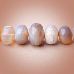 4-11.5mm Australian Opal Plain Rondelle Beads 20 inch 130 pieces AAA (ONLINE ORDER ONLY)