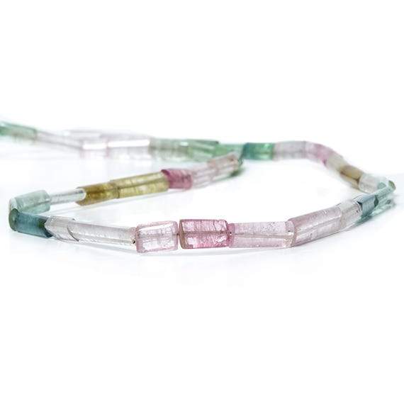 4-11mm MultiColor Tourmaline polished Crystal Beads 16 inch 40 pieces (ONLINE ORDER ONLY)