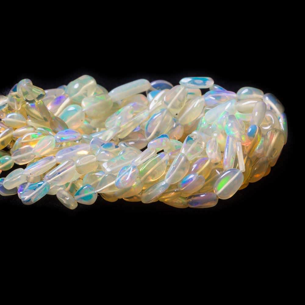 4 - 12mm Golden Ethiopian Opal Plain Nugget Beads 69 pieces AAA Grade (ONLINE ORDER ONLY)