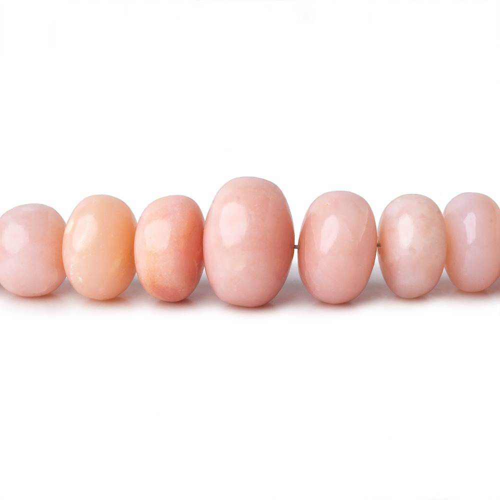 4-12mm Pink Peruvian Opal Plain Rondelle Beads 16 inches 98 pieces AAA (ONLINE ORDER ONLY)