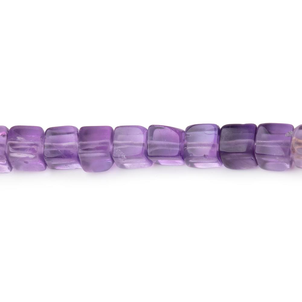 4-4.5mm Amethyst Plain Cube Beads 14 inch 78 pieces (ONLINE ORDER ONLY)