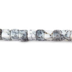 4-4.5mm Dendritic Opal Plain Cube Beads 13.75 inch 78 pieces (ONLINE ORDER ONLY)