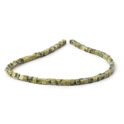 4-4.5mm Jadeite Plain Cube Beads 13.75 inch 76 pieces (ONLINE ORDER ONLY)