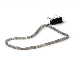 4-4.5mm Labradorite Plain Cube Beads 16 inch 93 pieces (ONLINE ORDER ONLY)