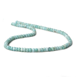 4-4.5mm Larimar plain rondelles 14 inch 115 beads A (ONLINE ORDER ONLY)