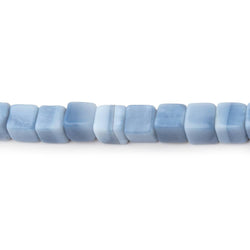 4-4.5mm Owyhee Blue Opal Plain Cube Beads 13.75 inch 76 pieces (ONLINE ORDER ONLY)