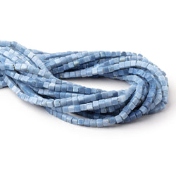 4-4.5mm Owyhee Blue Opal Plain Cube Beads 13.75 inch 76 pieces (ONLINE ORDER ONLY)