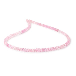 4-4.5mm Pink Burmese Tourmaline Faceted Rondelle Beads 16 inch 142 pieces AAA (ONLINE ORDER ONLY)