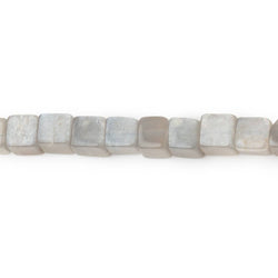 4-4.5mm Platinum Moonstone Plain Cube Beads 14 inch 84 pieces (ONLINE ORDER ONLY)