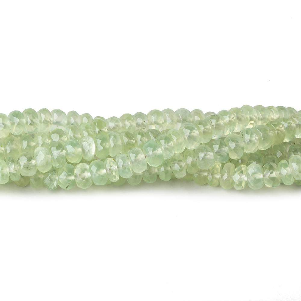 4.5-5mm Prehnite Faceted Rondelle Beads 17 inch 150 pieces (ONLINE ORDER ONLY)