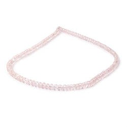 5-5.5mm Rose Quartz Plain Rondelle Beads 16 inch 98 pieces (ONLINE ORDER ONLY)