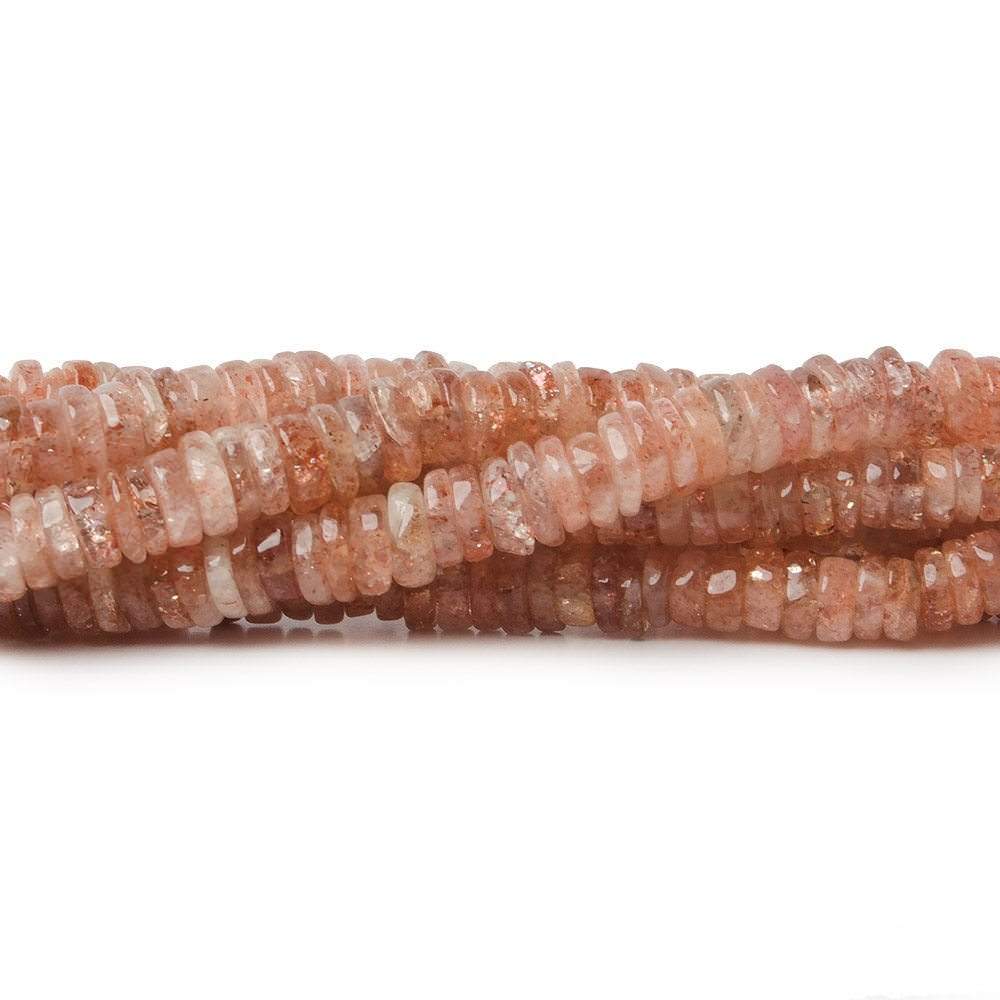 4-4.5mm Sunstone Heshi Beads 14 inch 260 pieces (ONLINE ORDER ONLY)
