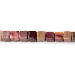 4-4.5mm Willow Creek Jasper Plain Cube Beads 14 inch 78 pieces (ONLINE ORDER ONLY)