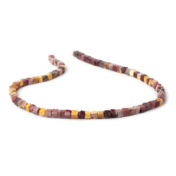 4-4.5mm Willow Creek Jasper Plain Cube Beads 14 inch 78 pieces (ONLINE ORDER ONLY)