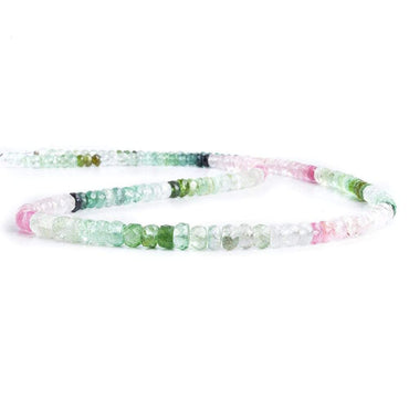 4-5.5mm Multi-Color Tourmaline Faceted Rondelle, A Grade (ONLINE ORDER ONLY)