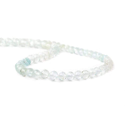 4-5mm Aquamarine Beads Faceted Round 14 inch 73 pieces (ONLINE ORDER ONLY)