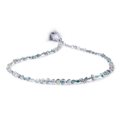 4-5mm Bi-Color Indicolite Tourmaline Faceted Heart Beads 16 inch 92 pieces (ONLINE ORDER ONLY)