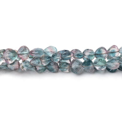 4-5mm Bi-Color Indicolite Tourmaline Faceted Heart Beads 16 inch 92 pieces (ONLINE ORDER ONLY)