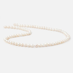 4-5mm Creamy Petite Ringed Baroque Freshwater Pearls 16 inch 78 Beads (ONLINE ORDER ONLY)