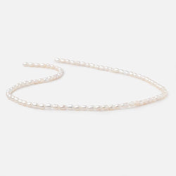 4-5mm Creamy Straight Drill Oval Freshwater Pearls 15.25 inch 85 Beads (ONLINE ORDER ONLY)