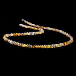 4 - 5mm Ethiopian Opal Faceted Rondelle Beads 18 inch 159 pieces (ONLINE ORDER ONLY)