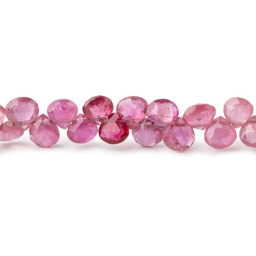 4-5mm Fancy Sapphire and Ruby Faceted Heart Beads 8 inch 74 pieces (ONLINE ORDER ONLY)